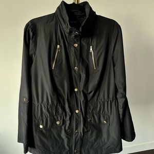 Style & co sport light jacket black. Size Small. Built in hood